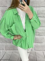 Рубашка Karon 23015 green - делук