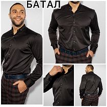 Рубашка Батал 3657 black - делук