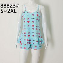 Пижама No Brand 88823 l.blue - делук