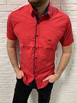 Рубашка No Brand S1148 red - делук