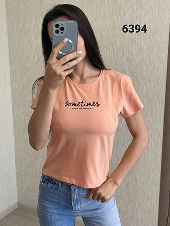 Футболка Fsn 6394 peach - делук