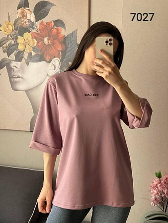 Футболка Fsn 7027 d.beige - делук