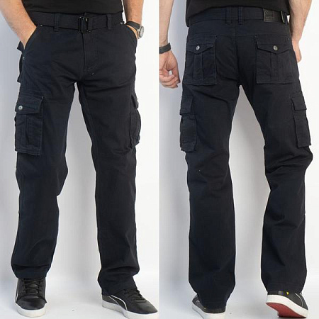 Штаны Maxim Jeans 1672-8 black - делук