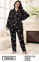 Пижама Fili Wear 70242 black - делук