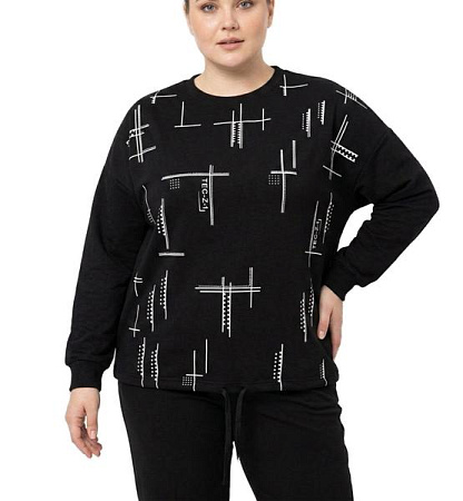 Свитер Fsn 6508 black - делук