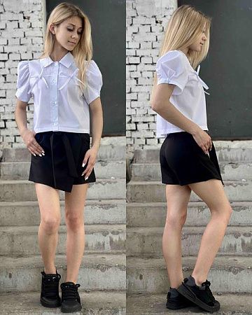 Юбка-Шорты Karolina KR272 black - делук