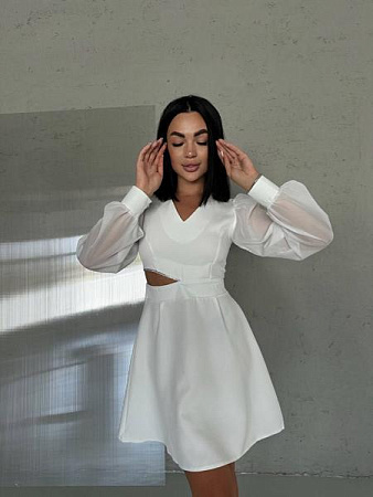 Платье Adam&Eva 226 white - делук