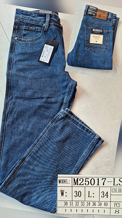 Джинсы God Baron M25017-LS blue - делук