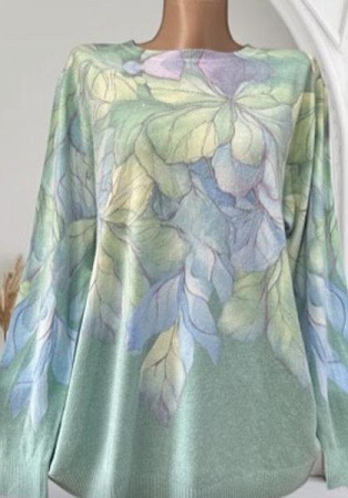 Свитер Elena&Vika 25212 mint - делук