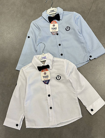 Рубашка Baby Boom BB653 white - делук