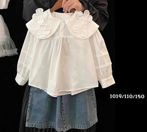Блузка Meloria 1019 white - делук