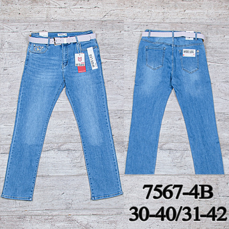Джинсы Uno2 7567-4B (30-40) - делук