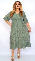 Платье Romeo Life RL501 khaki - делук