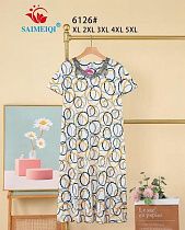 Ночнушка Saimeiqi 6126 white - делук
