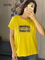 Футболка Fsn 6373 yellow - делук