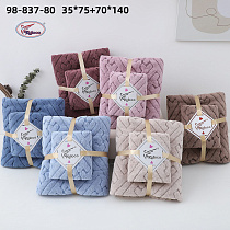 Полотенце Koloco 98-837-80(70*140/35*75) - делук