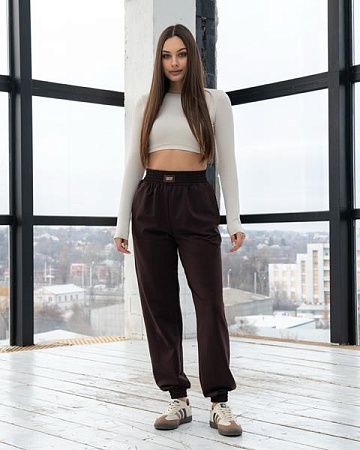 Штаны Спорт Azna Б98 brown - делук