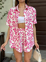 Костюм Arina 2452 white-pink - делук