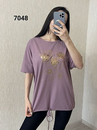 Футболка Fsn 7048 purple - делук