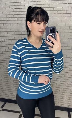 Свитер Levisha 24503 blue - делук