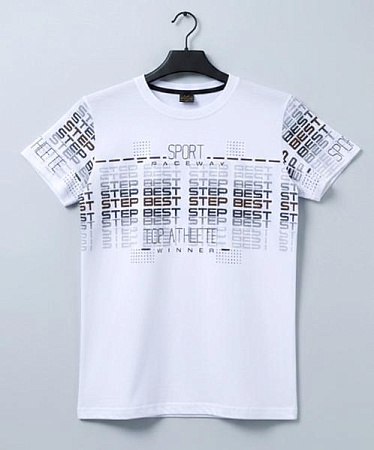 Футболка Dino DN120 white - делук