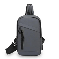 Бананка Fashion Bag 8607-1 grey - делук