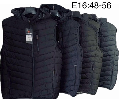 Жилетка Tran E16 black - делук