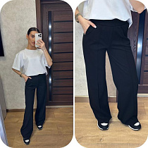 Штаны Спорт Valentina 244 black - делук