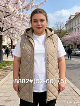 Жилетка Jacket M8882 d.beige - делук