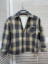 Рубашка Major 8101 grey-beige - делук
