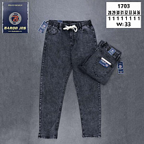 Джинсы Baron Jeans 1703 d.grey - делук