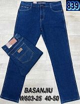 Джинсы Basanjiu W603-25 blue - делук