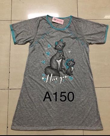 Ночнушка Punky A150 grey - делук