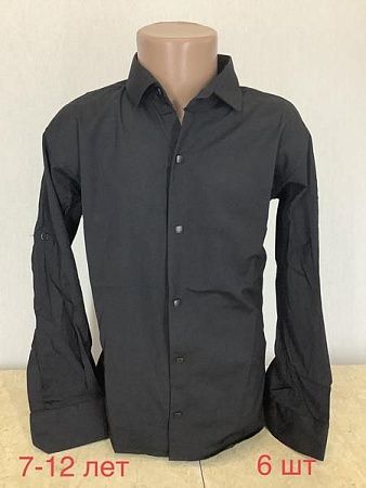 Рубашка Надийка ND229 black - делук