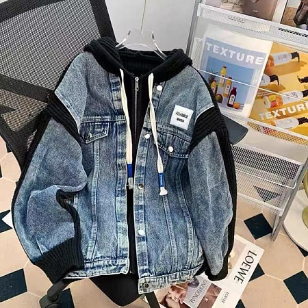 Кофта Major 01 blue-black - делук