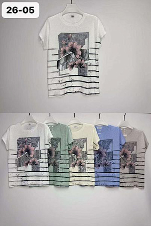 Футболка Liopt 26-05 mix - делук