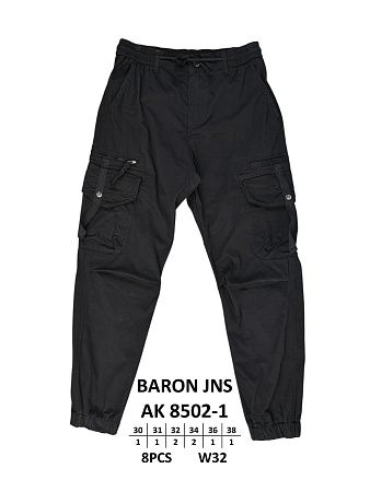Штаны God Baron AK 8502-1 black - делук
