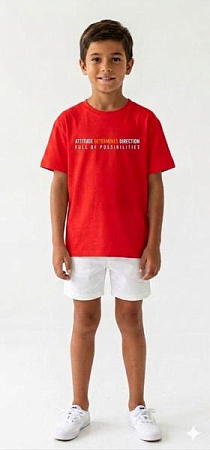 Футболка Malibu2 5680 red - делук