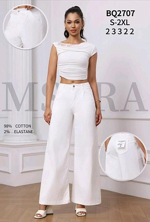 Джинсы Jeans Club BQ2707 white - делук