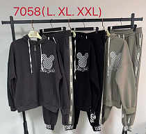 Костюм Спорт Saint Wish 7058 black - делук