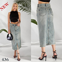 Юбка Liana Denim 436 l.blue - делук
