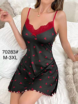 Ночнушка Brilliant 70283 black - делук