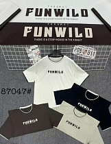 Футболка Lina 87047 white - делук