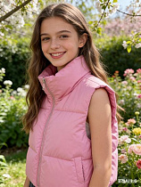Жилетка Jacket M1028M pink - делук