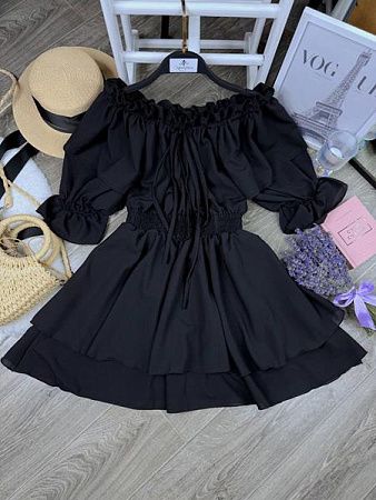Платье Arina 3114 black - делук