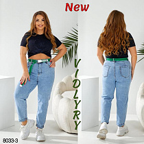 Джинсы Vidlyry 8033-3 l.blue - делук