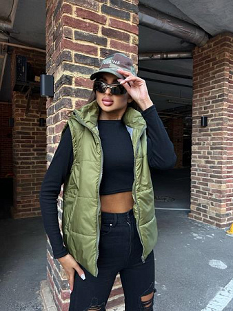 Жилетка Modnulya N642 khaki - делук