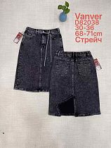 Юбка Vanver D82038 black - делук