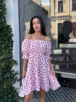 Платье Arina 2467 pink Платье Arina 2467 pink - делук