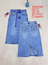 Юбка Vanver B8172 l.blue - делук